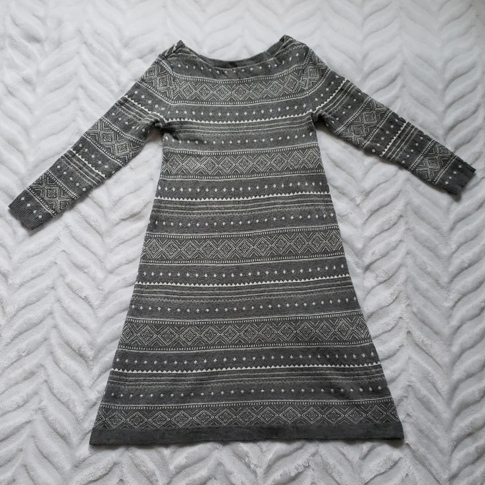 American Eagle Fair Isle sweater dress xs - Picture 1 of 4